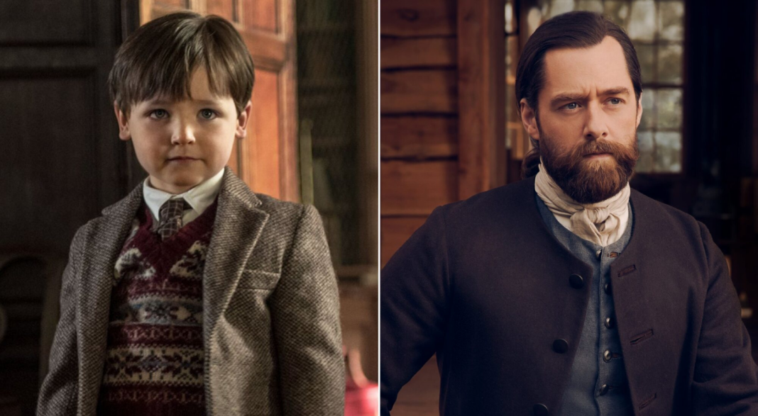 Rory Burns y Richard Rankin como Roger Mackenzie