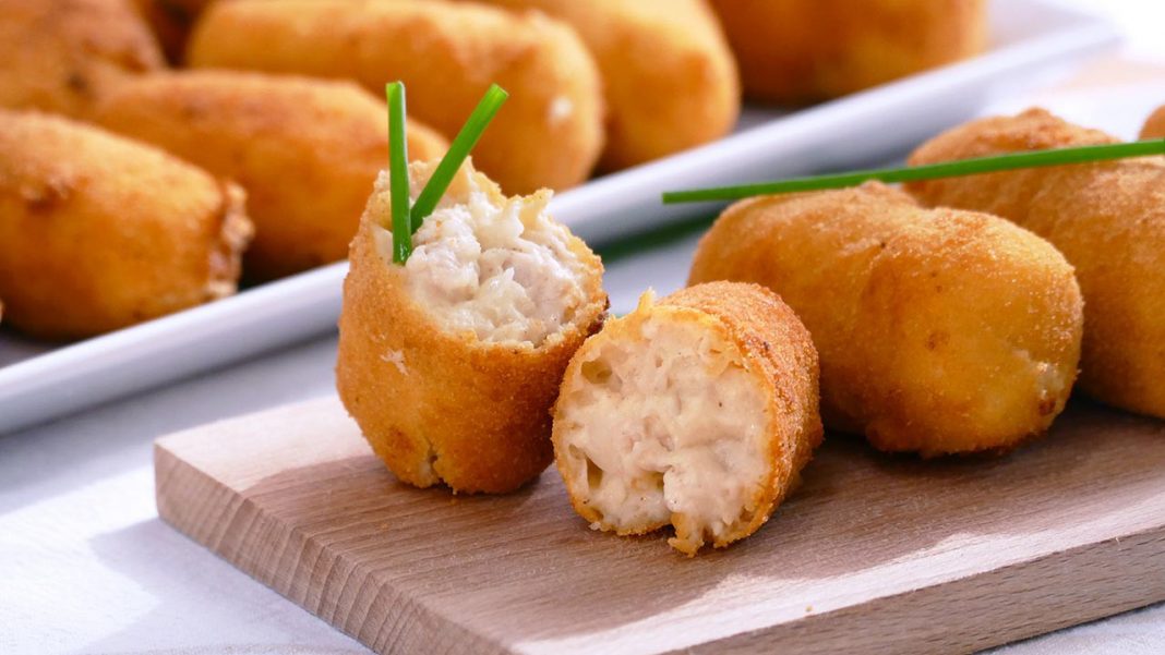 Las croquetas de polla ya están listas