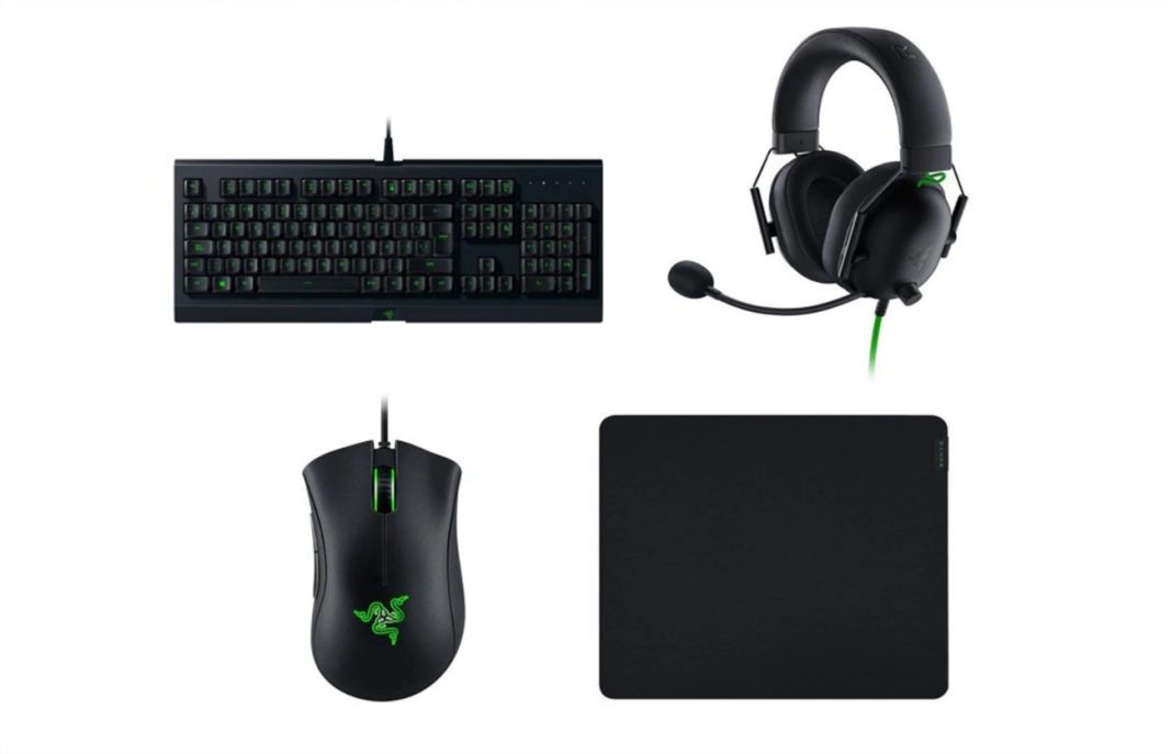 pack teclado raton alfombrilla auriculares razer