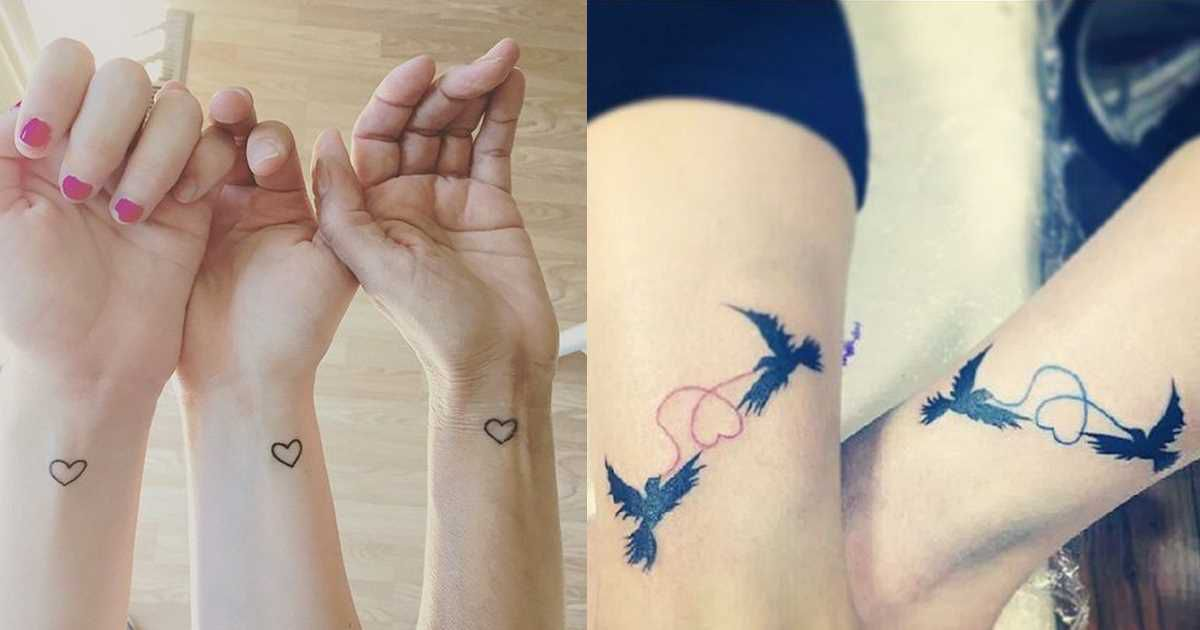 Tatuajes minimalistas ideales para compartir entre hermanas o parejas