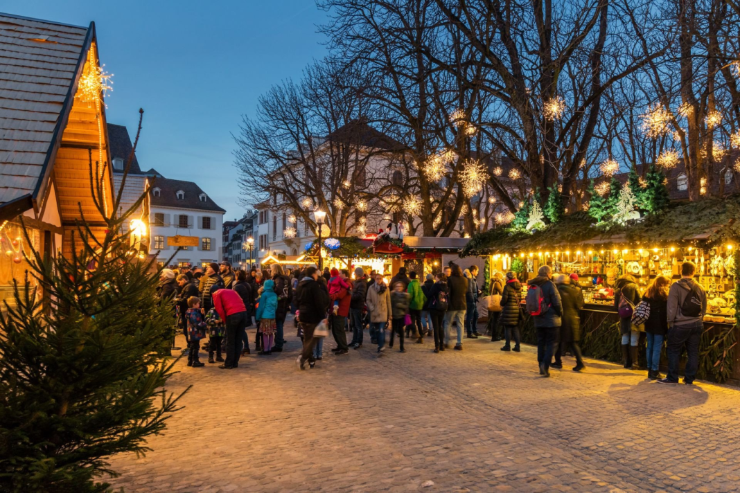 El mercado de Navidad de Basilea, en Suiza