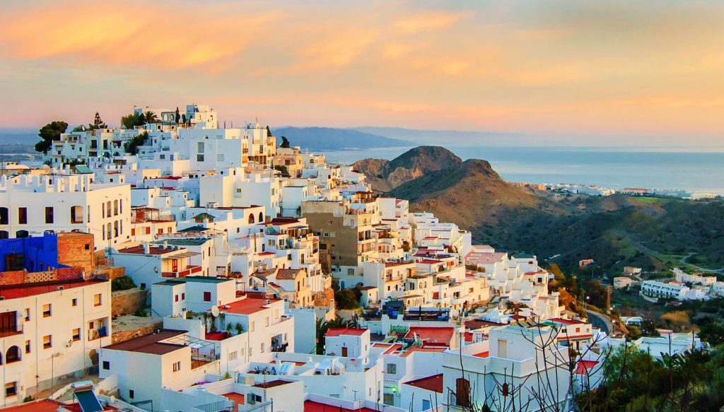 Vista Panoramica Atardecer En Mojacar 2