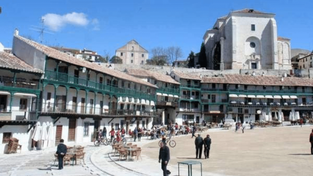 La plaza de Chinchón, en Madrid