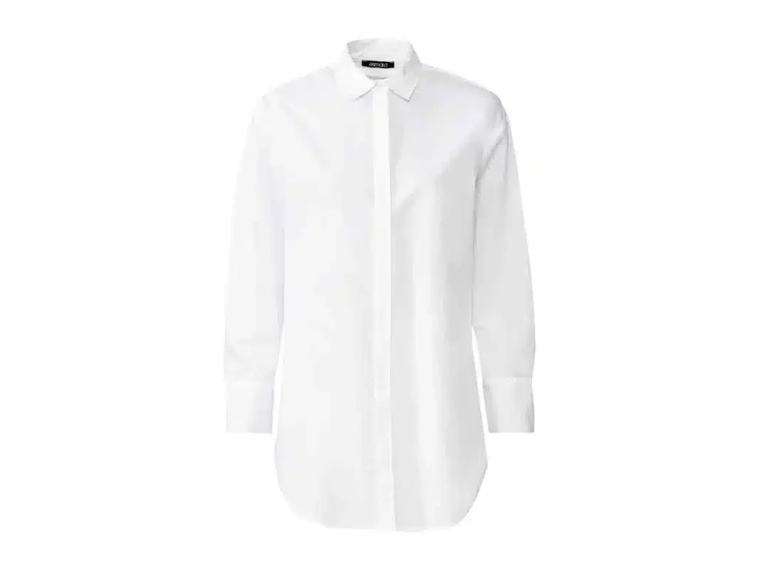 Lidl - Blusa larga blanca para mujer