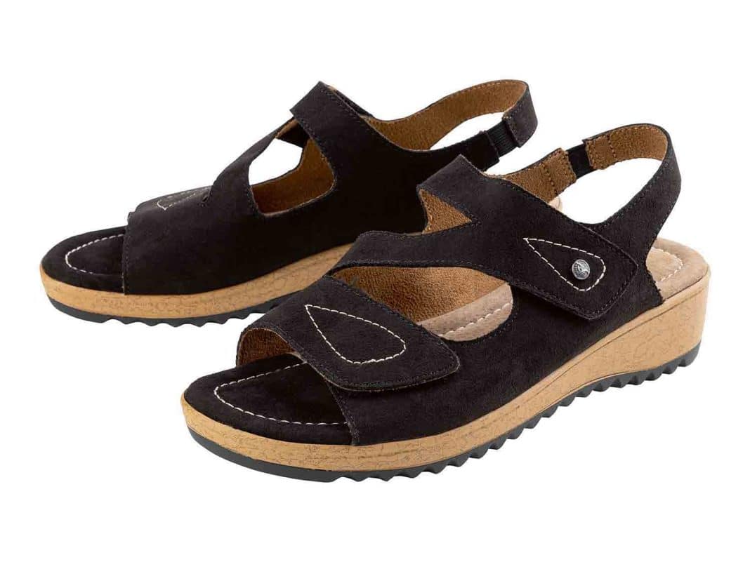 Lidl - Sandalias negras para mujer