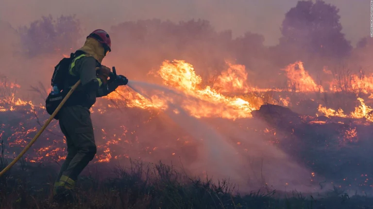 Zonas con riesgo alto de incendios