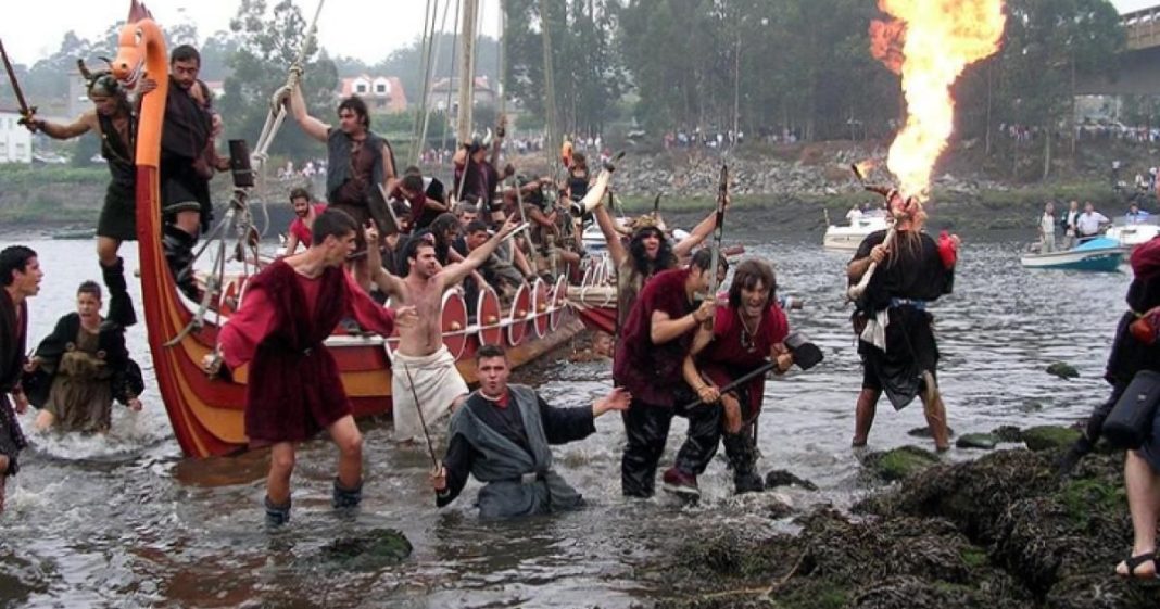 La Romeria Vikinga de Catoira en Pontevedra