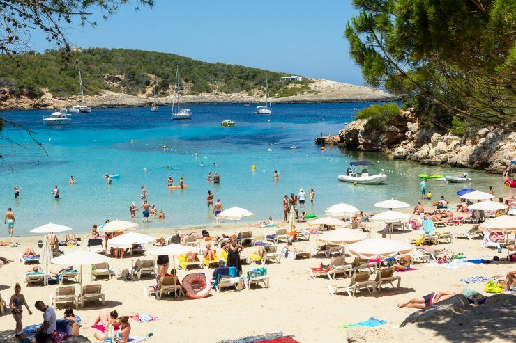 Playa Portinatx En Ibiza, Islas Baleares