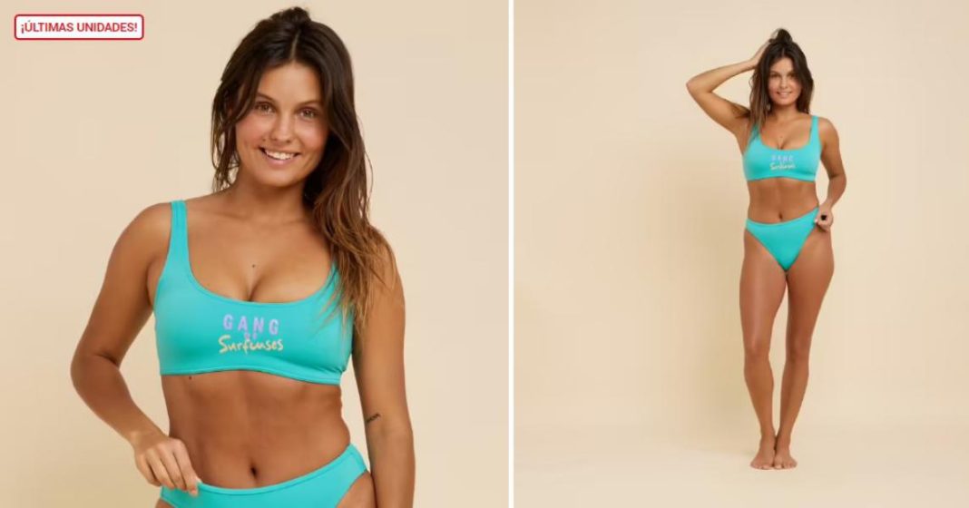 Top bikini Mujer surf deportivo rellenos extraíbles