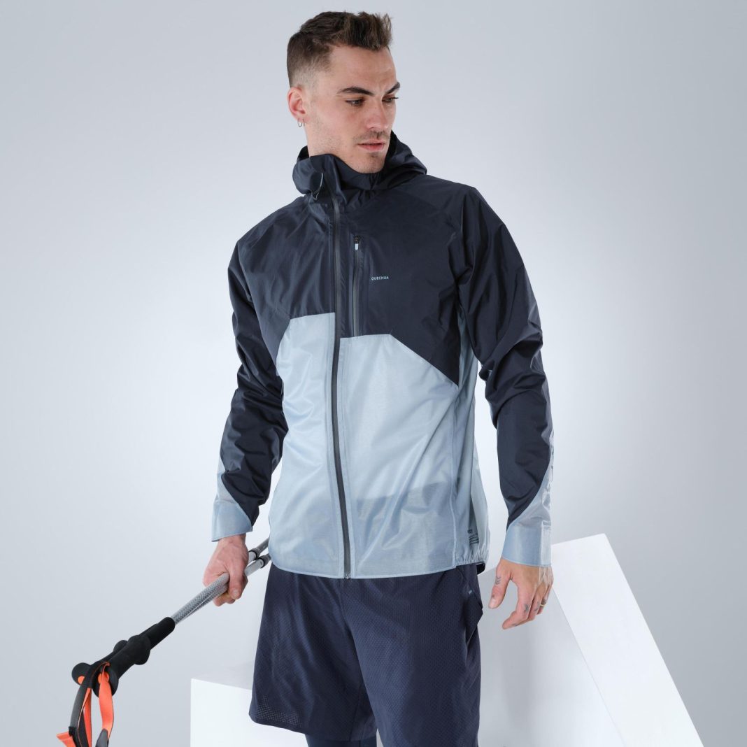 Chaqueta impermeable de montaña y trekking ultraligera Hombre Quechua FH900 azul – Decathlon