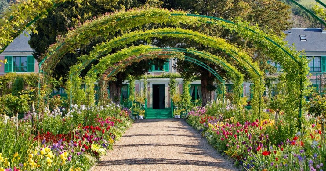 Jardín de Giverny en Francia