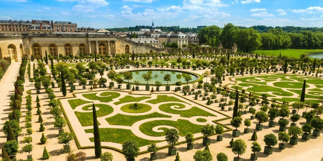 Jardines de Versalles en Francia