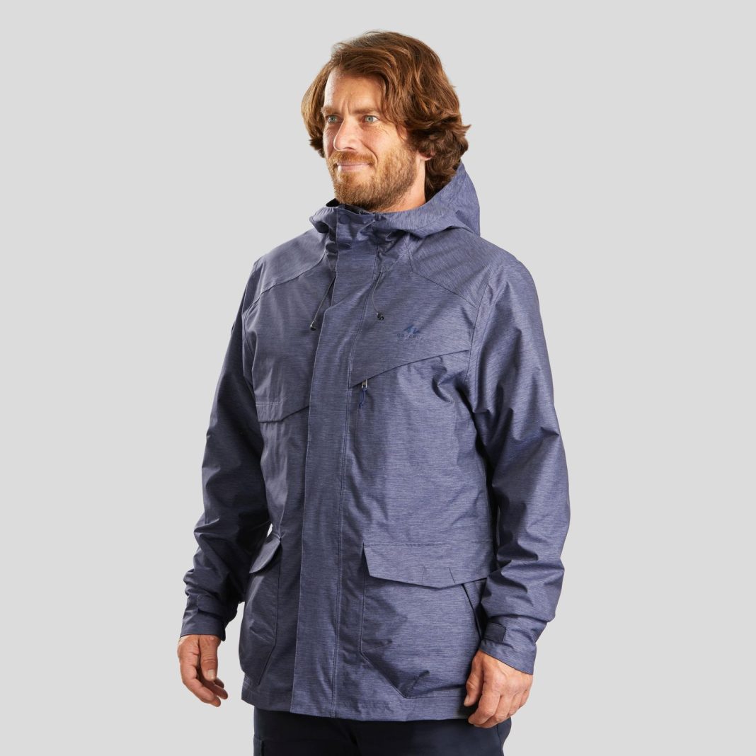 Parka impermeable de montaña y trekking con capucha Hombre Quechua NH550 - Decathlon