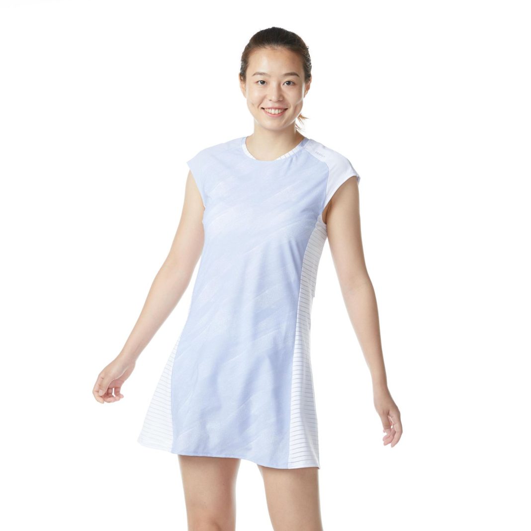 Vestido de bádminton mujer Perfly 900 azul gris – Decahtlon