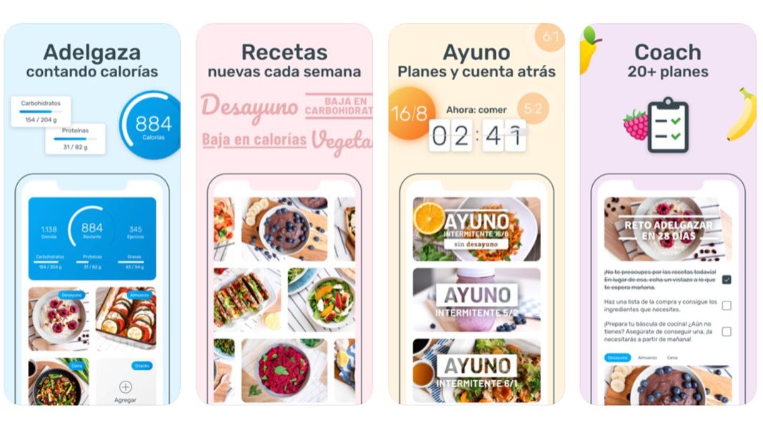 Aplicaciones gratis para adelgazar: Yazio