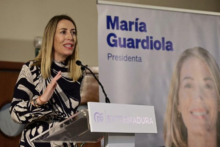 María Guardiola afirma que si España tiene una «deuda pendiente» no es con Cataluña o País Vasco sino con Extremadura