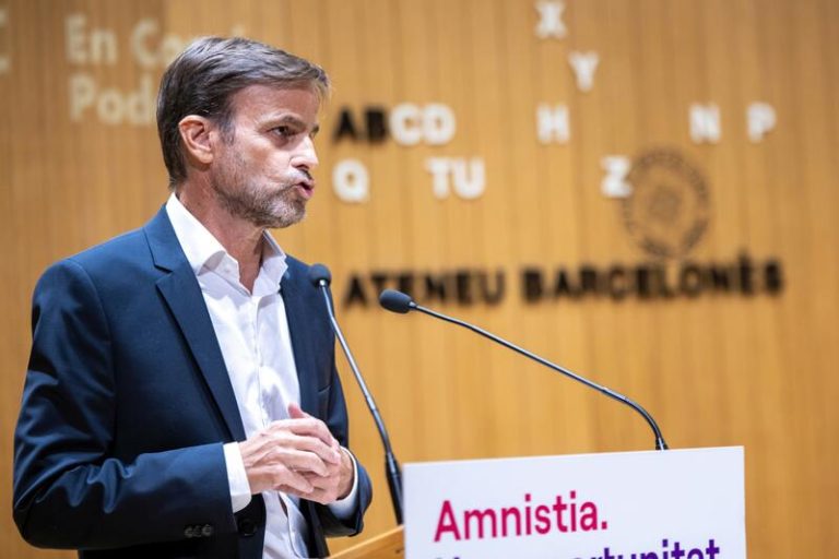 Asens (Sumar): «La amnistía no es el olvido político, es el olvido judicial»