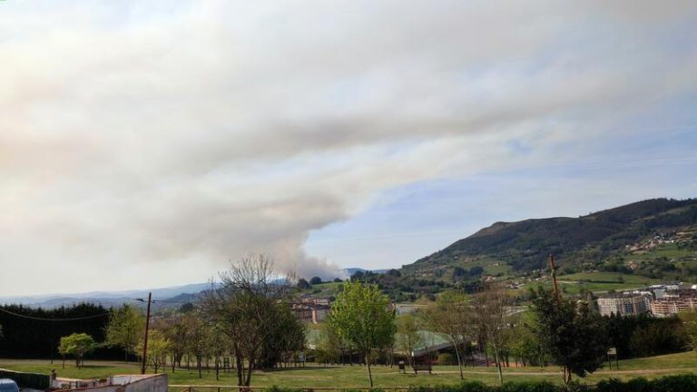 Asturias contabiliza ocho incendios forestales