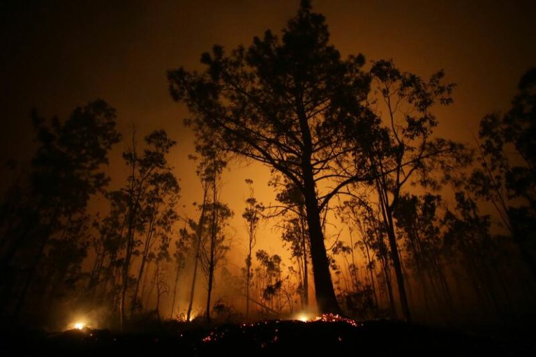 Desactivan la alerta por proximidad del fuego a casas en el incendio de Trabada (Lugo)