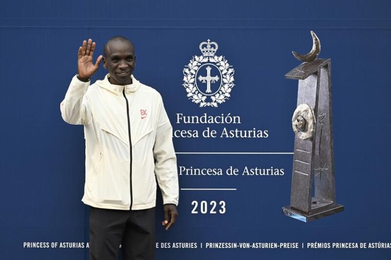 Eliud Kipchoge recoge este viernes el Premio Princesa de Asturias de los Deportes 2023