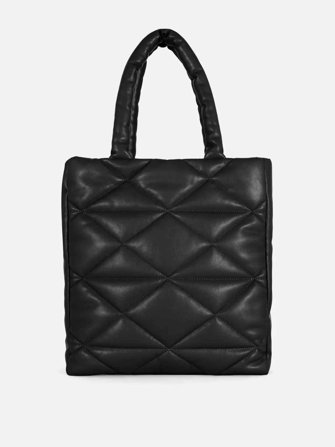 Bolso negro acolchado de Primark