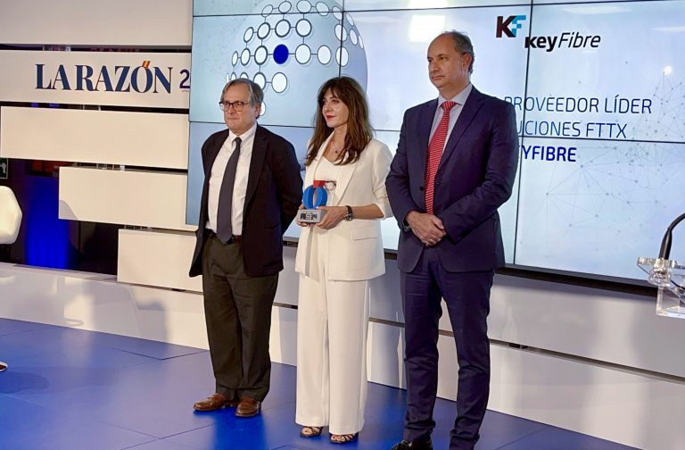 KeyFibre premiada por La Razón como proveedor líder en soluciones FTTX