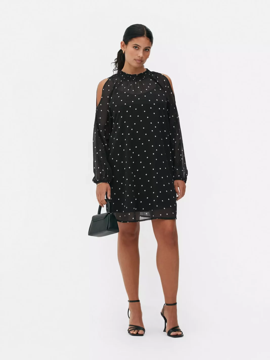 Vestido con estampado de lunares de Primark