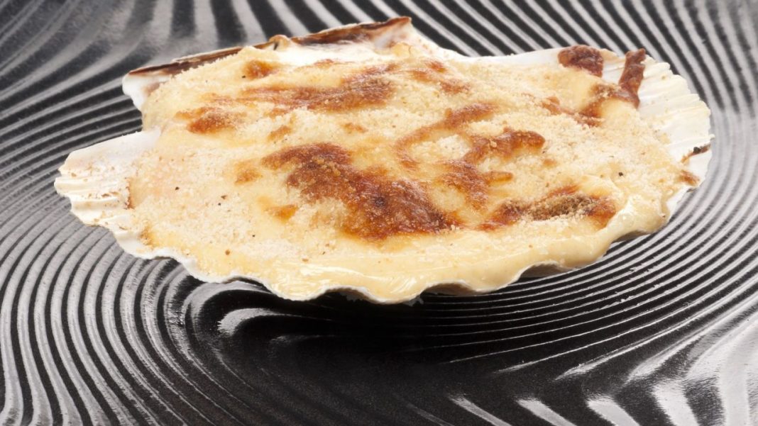 Receta gallega tradicional: Vieiras rellenas y gratinadas al horno