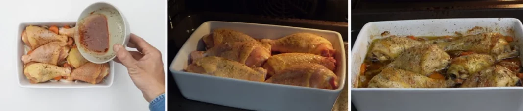 Receta fácil de preparar: muslos de pollos al horno con patatas