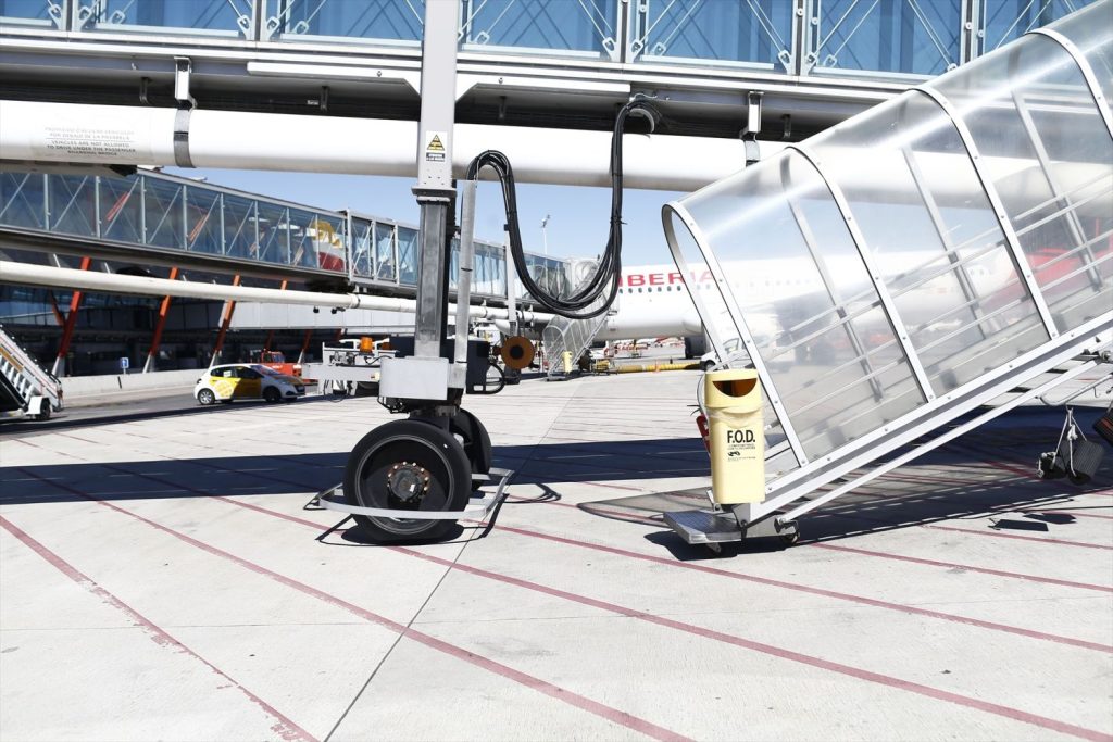 Europapress 5483926 Aeropuerto Barajas Avion Hub Iberia Aviones Apostados Personal