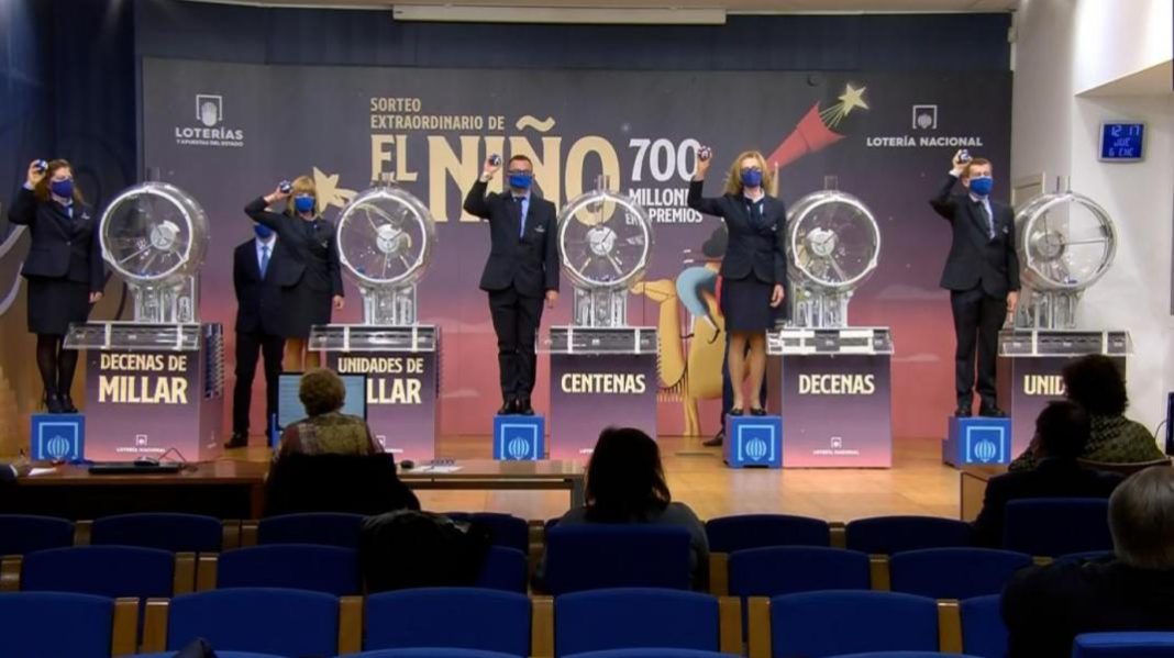 El sorteo anual de la Lotería del Niño