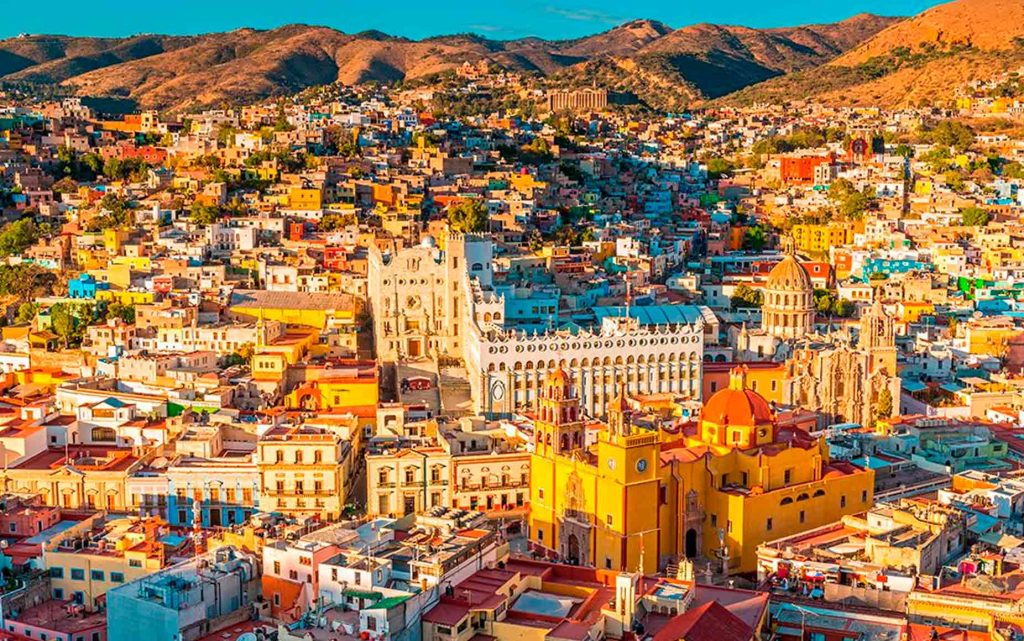 Ciudad De Guanajuato En Mexico