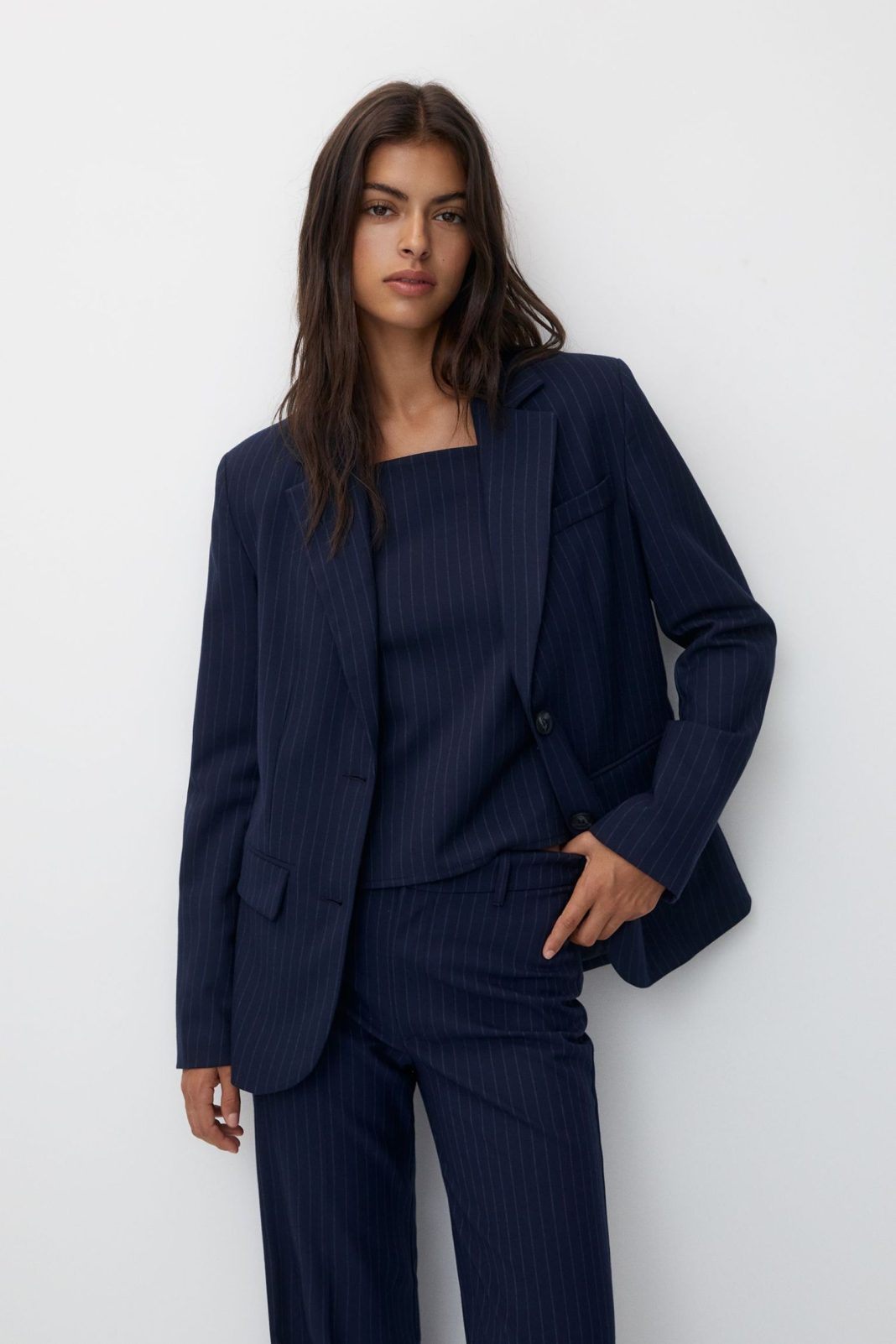 BLAZER RAYA DIPLOMÁTICA DE  PULL&BEAR