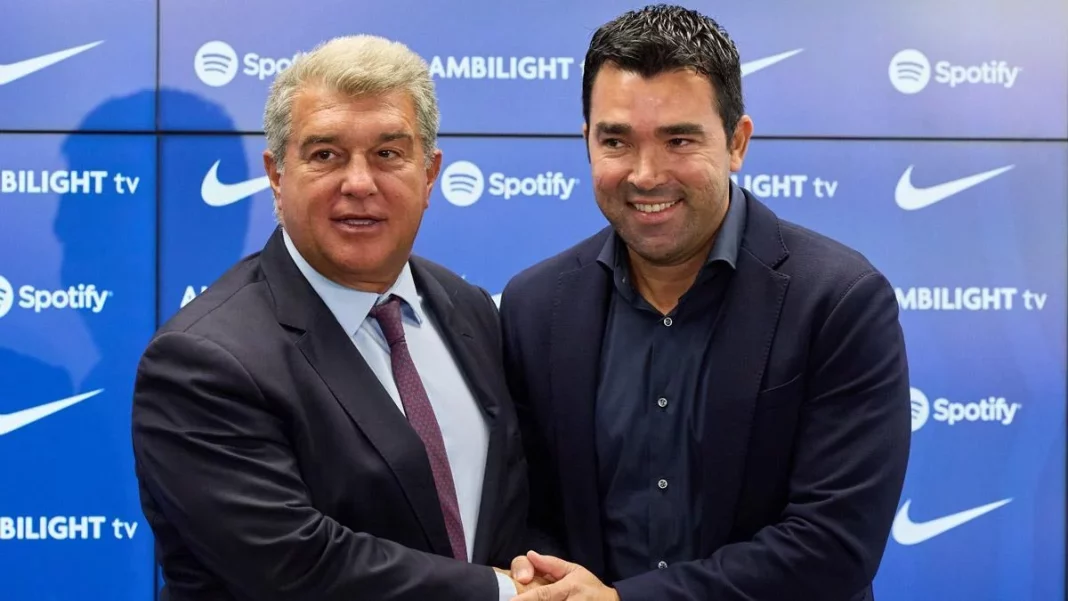 Joan Laporta Xavi Hernández Deco