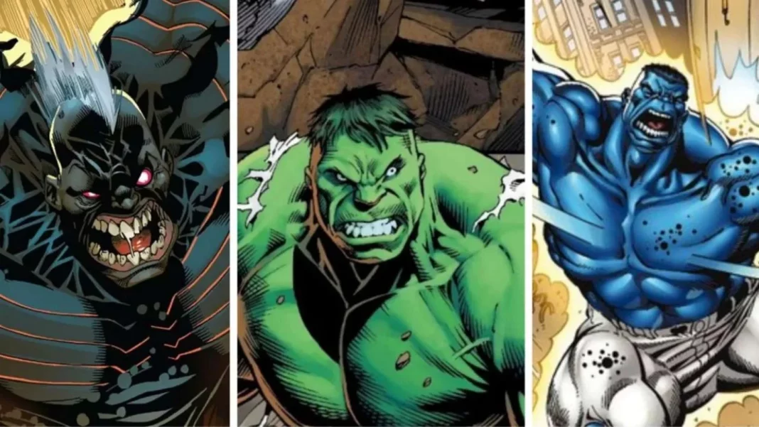 Más allá del verde: explorando las diversas facetas de Hulk