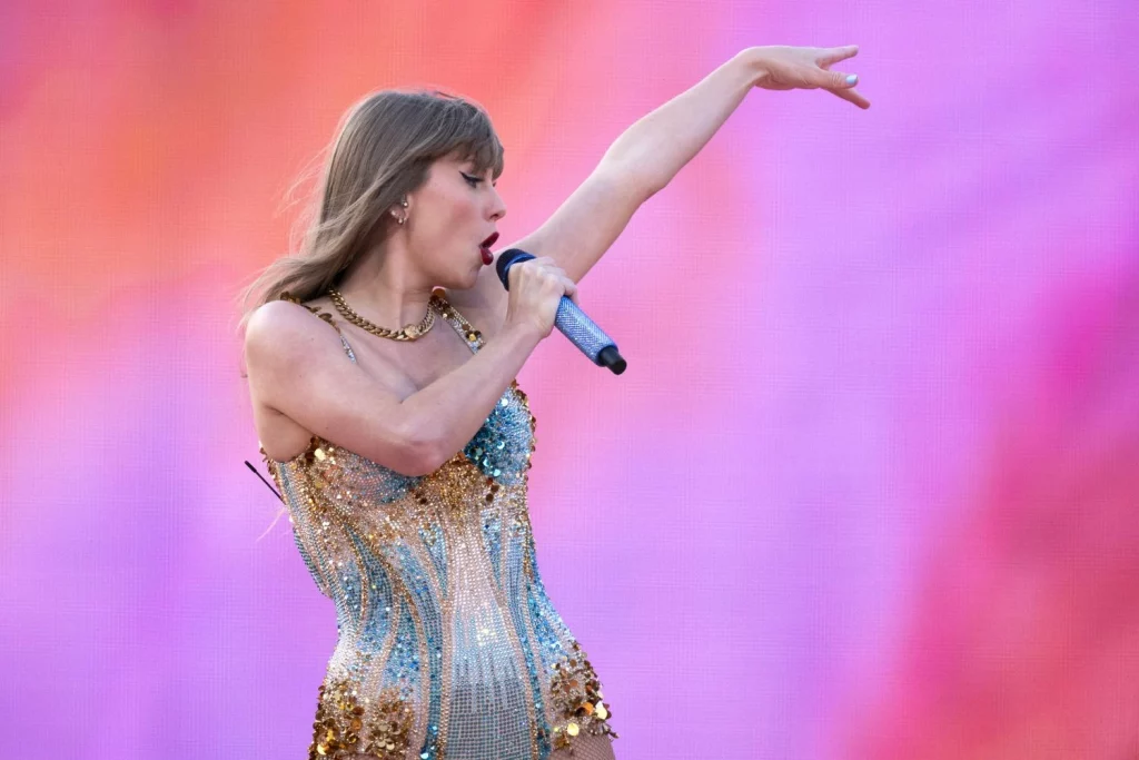 Europapress 6015827 07 June 2024 United Kingdom Edinburgh American Singer Taylor Swift Performs