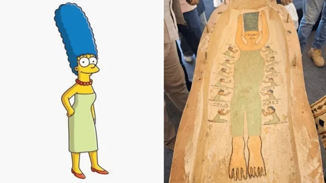 Existe Un Sarcófago Egipcio Con La Imagen De Marge Simpson Y Te Contamos La Verdad