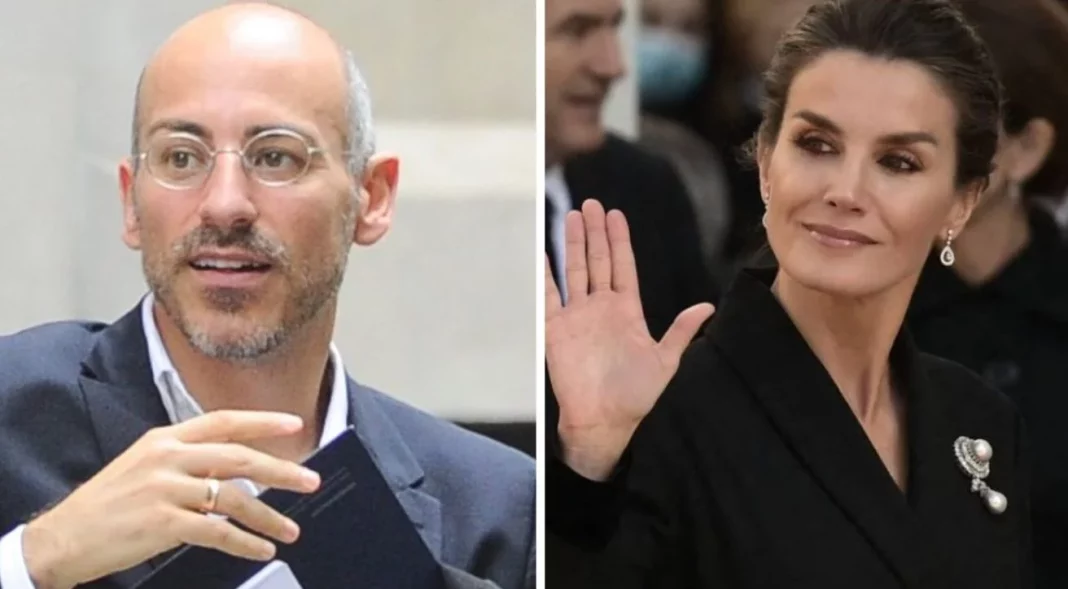 Detallan los mensajes íntimos de la reina Letizia con un director famoso