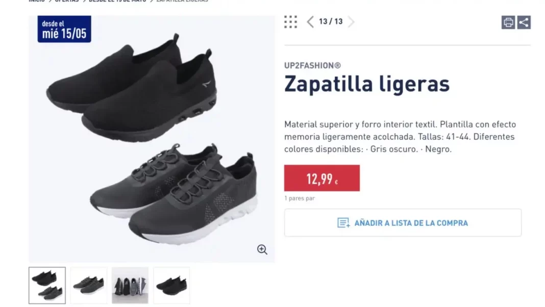 Aldi revienta el mercado con unas zapatillas deportivas de 12 euros mejores que las de Decathlon