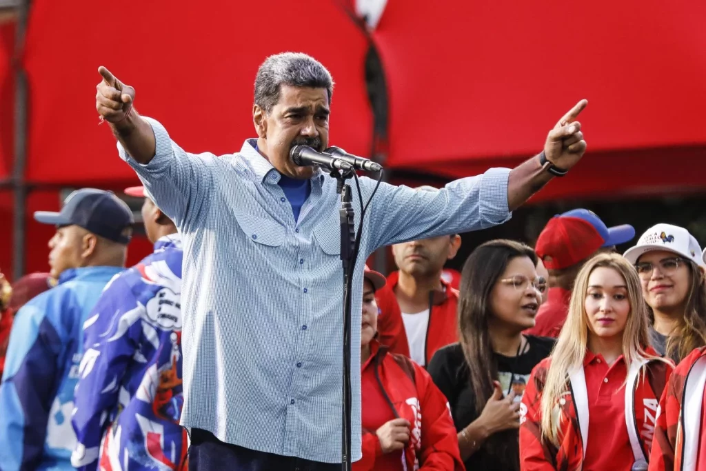 Europapress 6108459 25 July 2024 Venezuela Caracas President Of Venezuela Nicolas Maduro 1