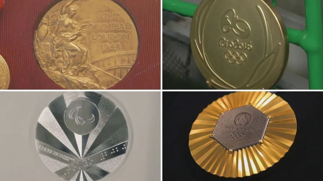 La evolución de las medallas olímpicas