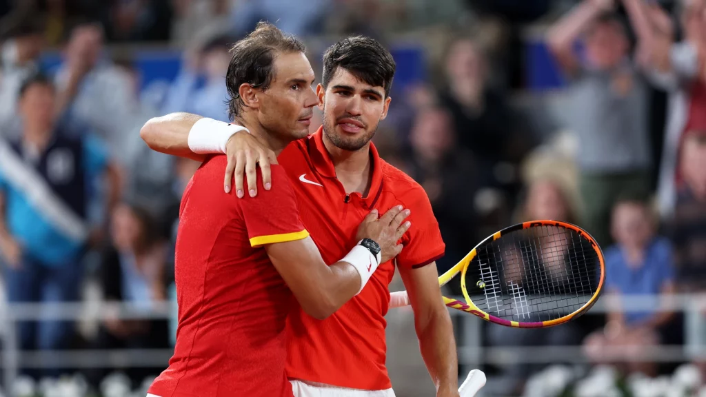 Foto De Carlos Alcaraz Y Nadal