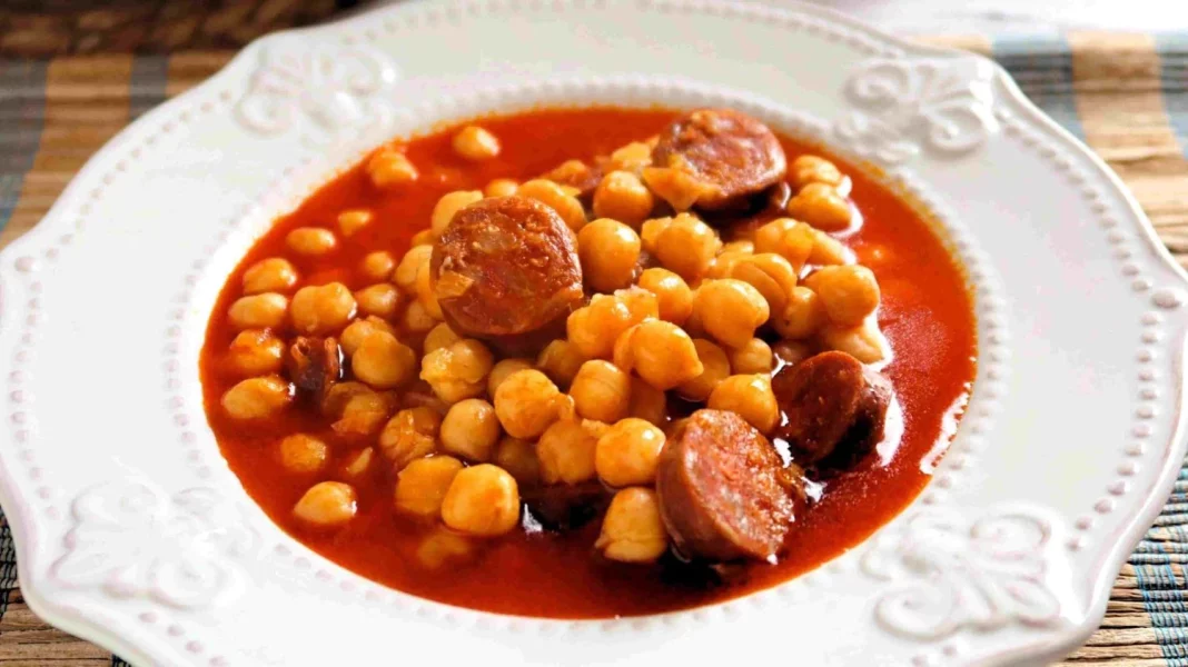 Garbanzos con chorizo