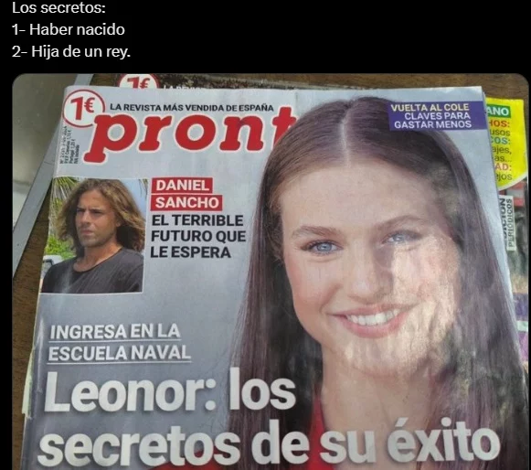 Portada De Pronto Sobre La Princiesa Leonor2