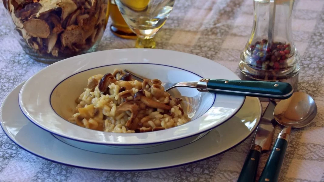 El paso a paso para un risotto de champiñones espectacular