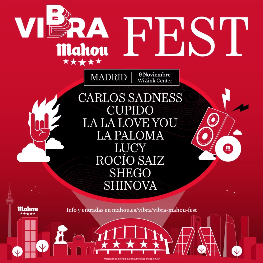 Vibra Mahou Fest Cartel Completo Madrid Wizink Center11