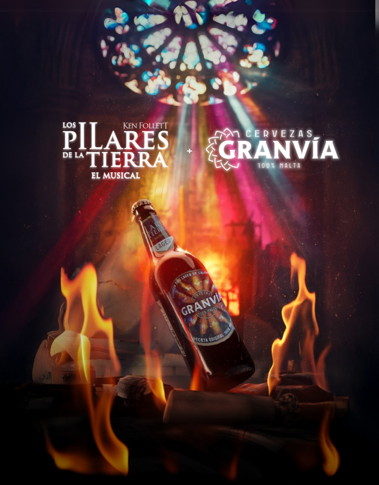 Cervezas Gran Vía se une a ‘Pilares de la tierra, el musical’ con una edición especial de su botella