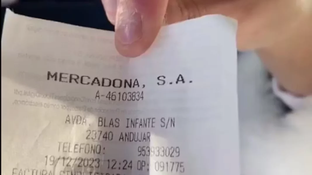 Un ticket de compra inesperado