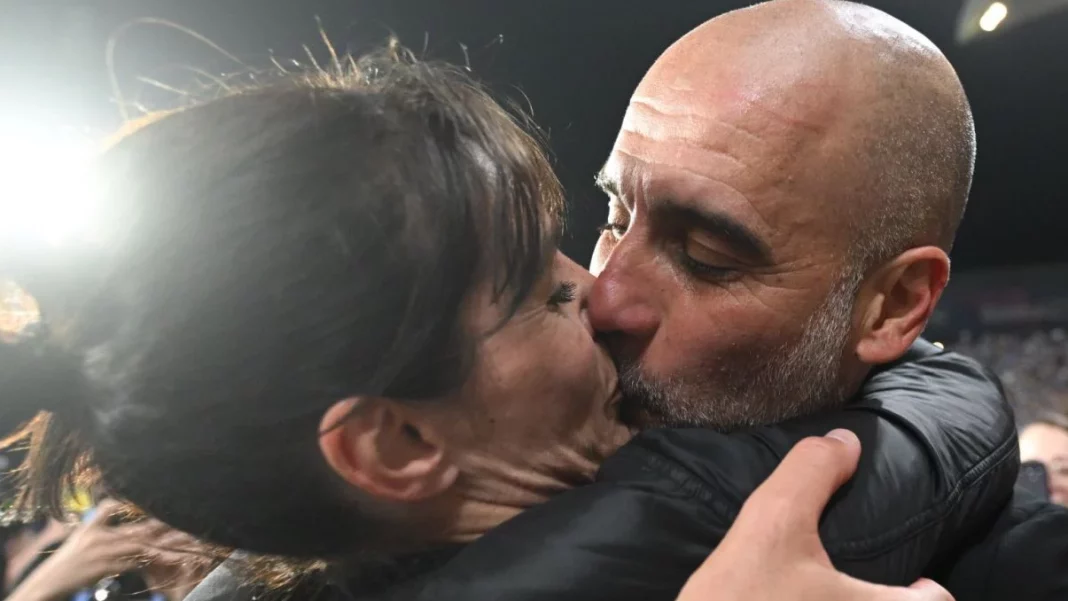 Cristina Serra y Pep Guardiola