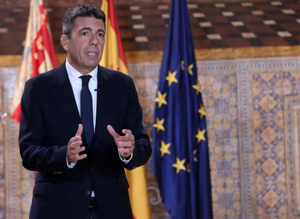 Europapress 6428603 Presidente Generalitat Carlos Mazon Discurso Fin Ano